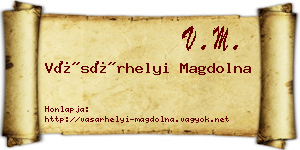 Vásárhelyi Magdolna névjegykártya